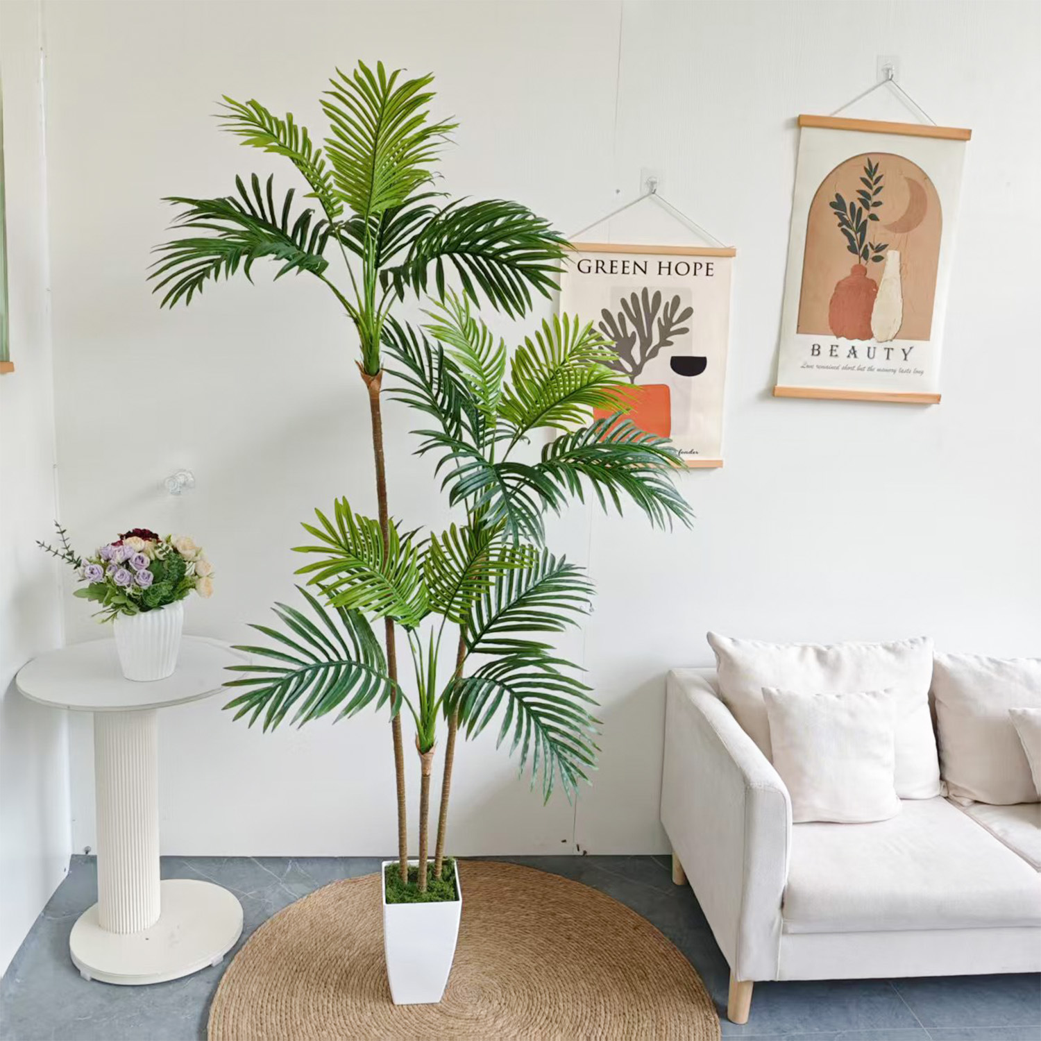 Artificial Areca Palm Large In - Dracaena Marginata ulasan dan harga