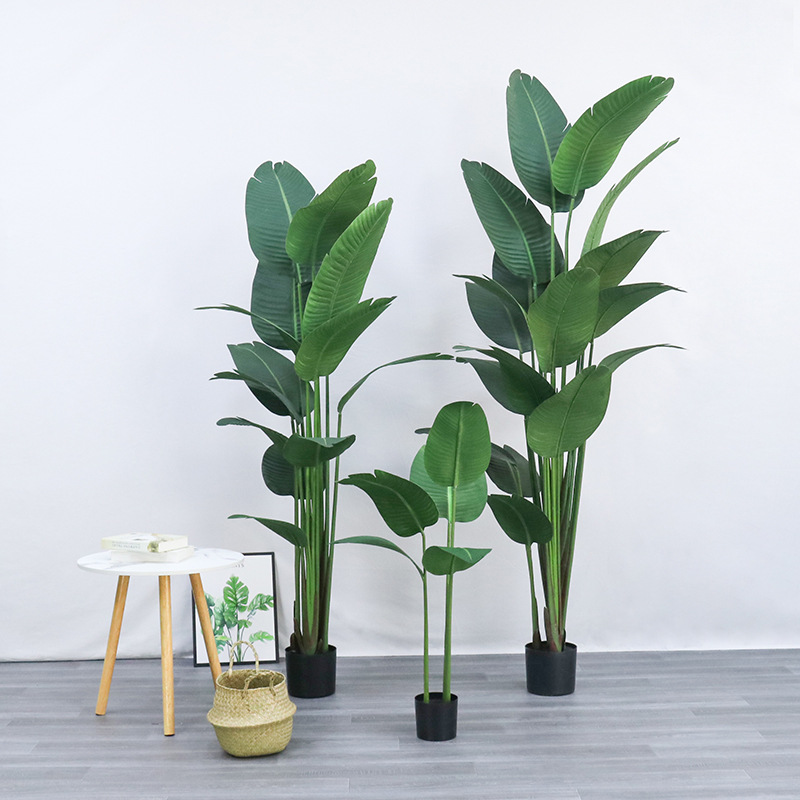 Artificial Plastic Potted ​Pla - Bird Paradise Strelitzia ulasan dan harga