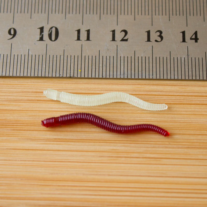 50Pcs Fishing Lures Lifelike F - Aglaonema Red ulasan dan harga