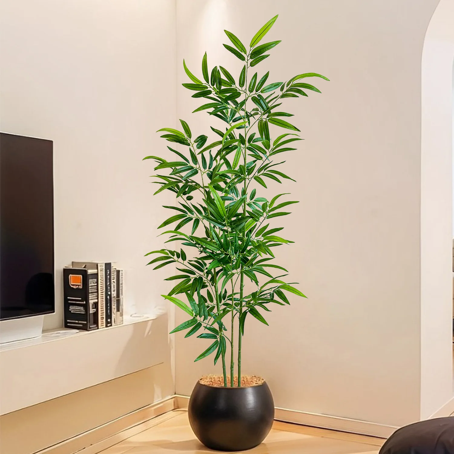 Artificial Green Bamboo Fadele - Dracaena Marginata ulasan dan harga