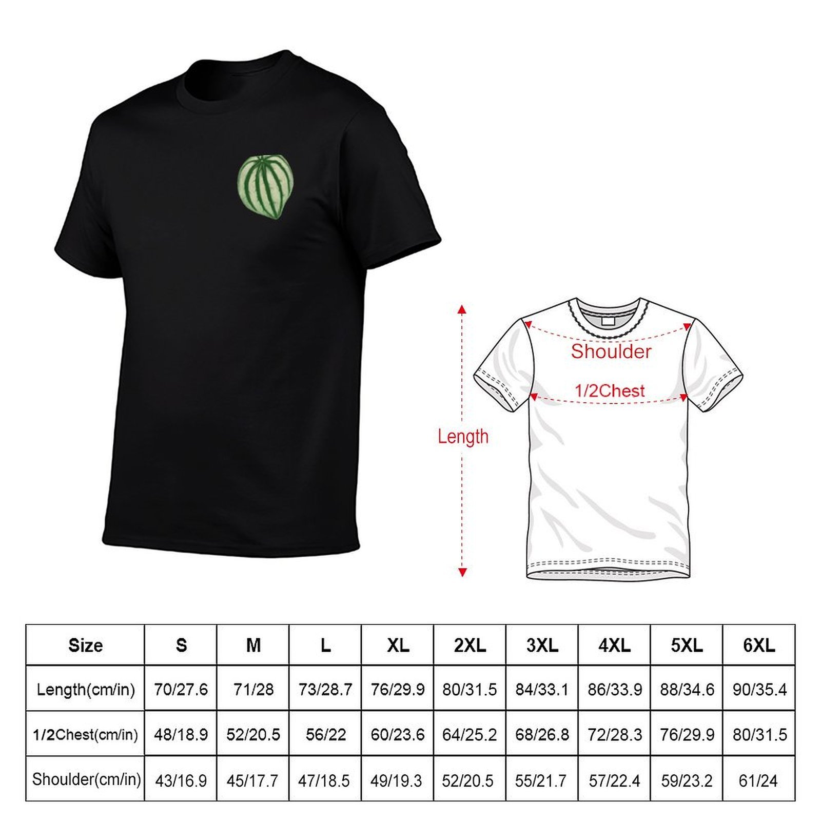 Watermelon Peperomia T-Shirt a - Peperomia Watermelon ulasan dan harga